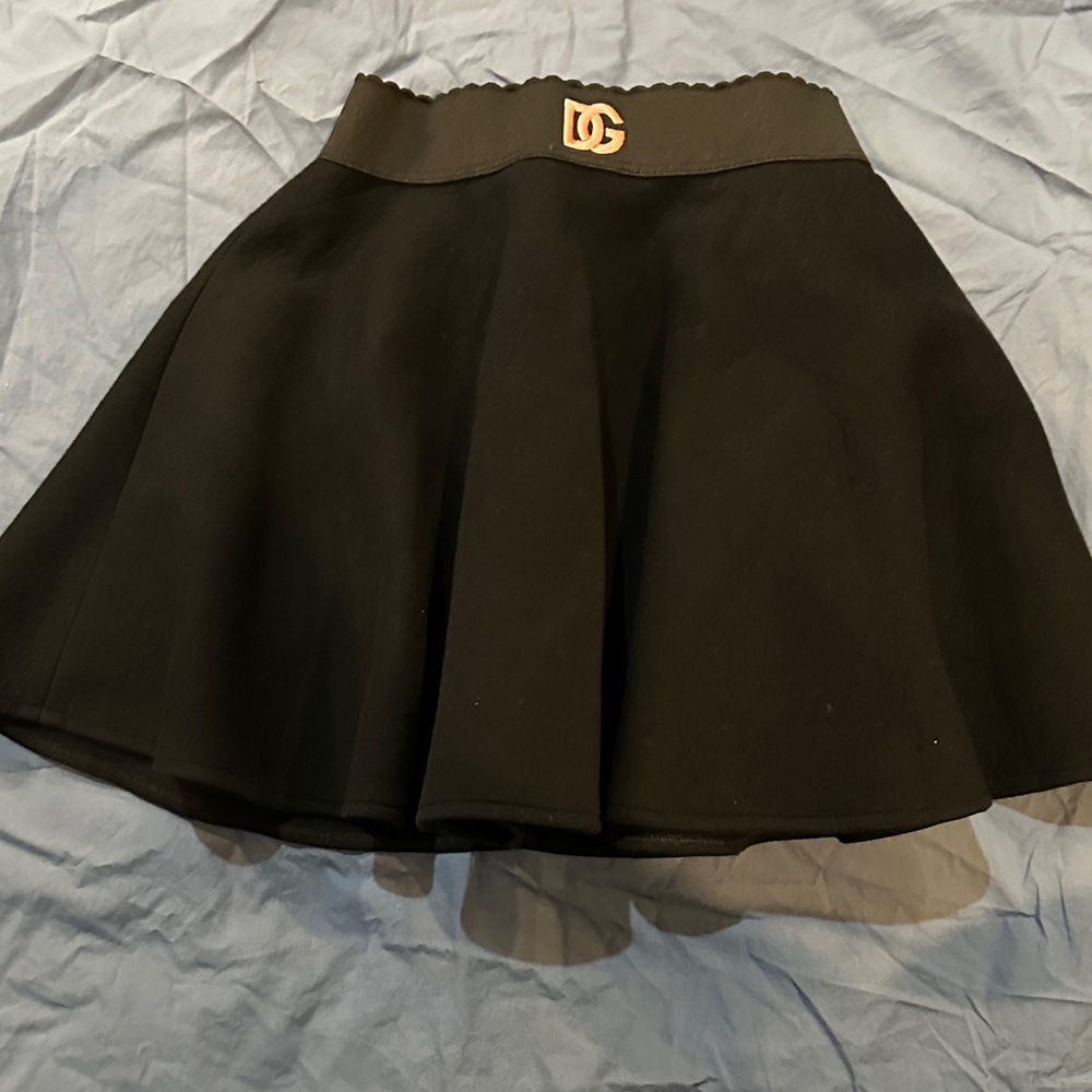 Dolce Gabbana Circle skirt with DG embroidery